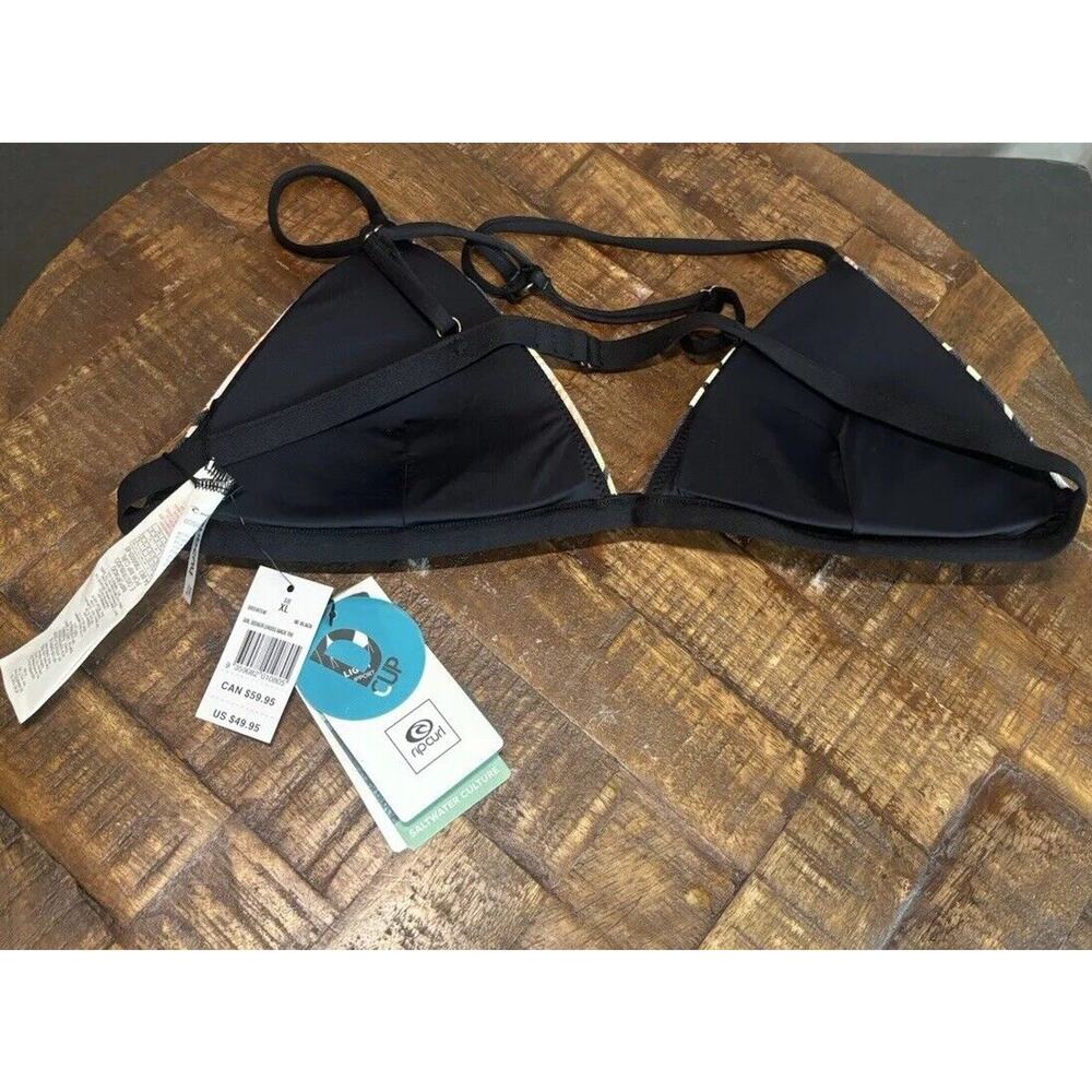 Rip Curl NWT Womens Sol Seeker Black Swim Bikini Tropical Floral Size X-Large - Picture 6 of 16